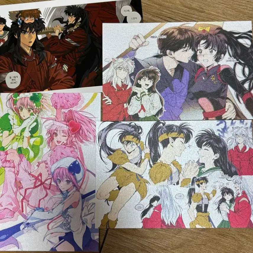 [BUNJANG] Inuyasha, Shugo Chara Unofficial Goods Postcard / 이누야샤 캐캐체 슈고캬라 비공식 비공굿 엽서