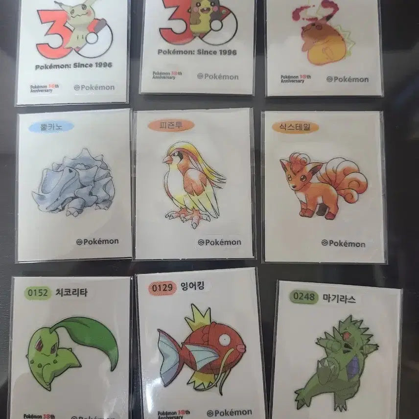 [BUNJANG] Pokemon Artworks Season 5 Sticker Set / 포켓몬 아트웍, 시즌5 띠부씰