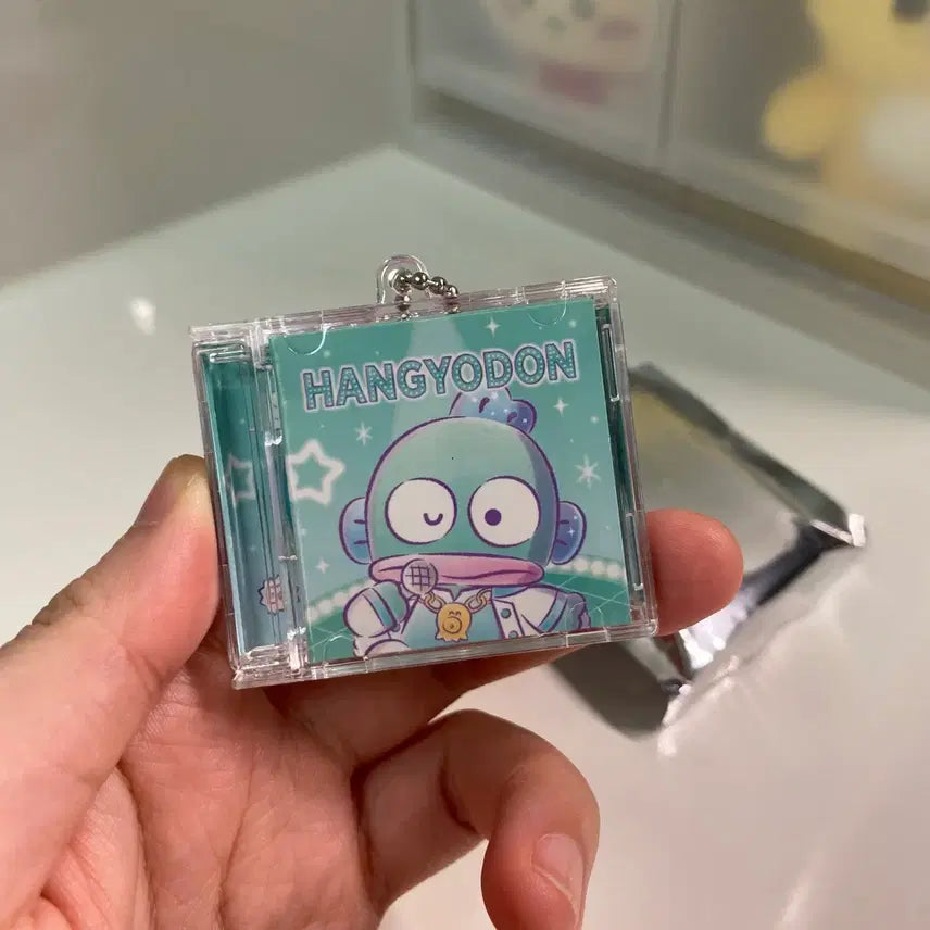 [BUNJANG] Sanrio CD Case Keyring - Hangyodon / [새상품] 산리오 CD케이스 키링 - 한교동