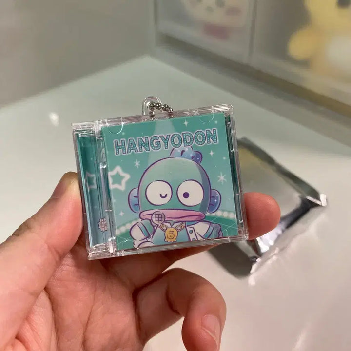 [BUNJANG] Sanrio CD Case Keyring - Hangyodon / [새상품] 산리오 CD케이스 키링 - 한교동
