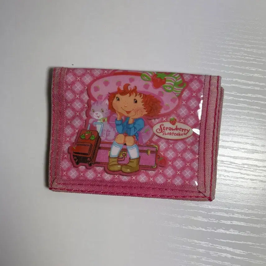 [BUNJANG] Strawberry Shortcake Classic Pink Wallet / 스트로베리쇼트케이크 고전핑크지갑