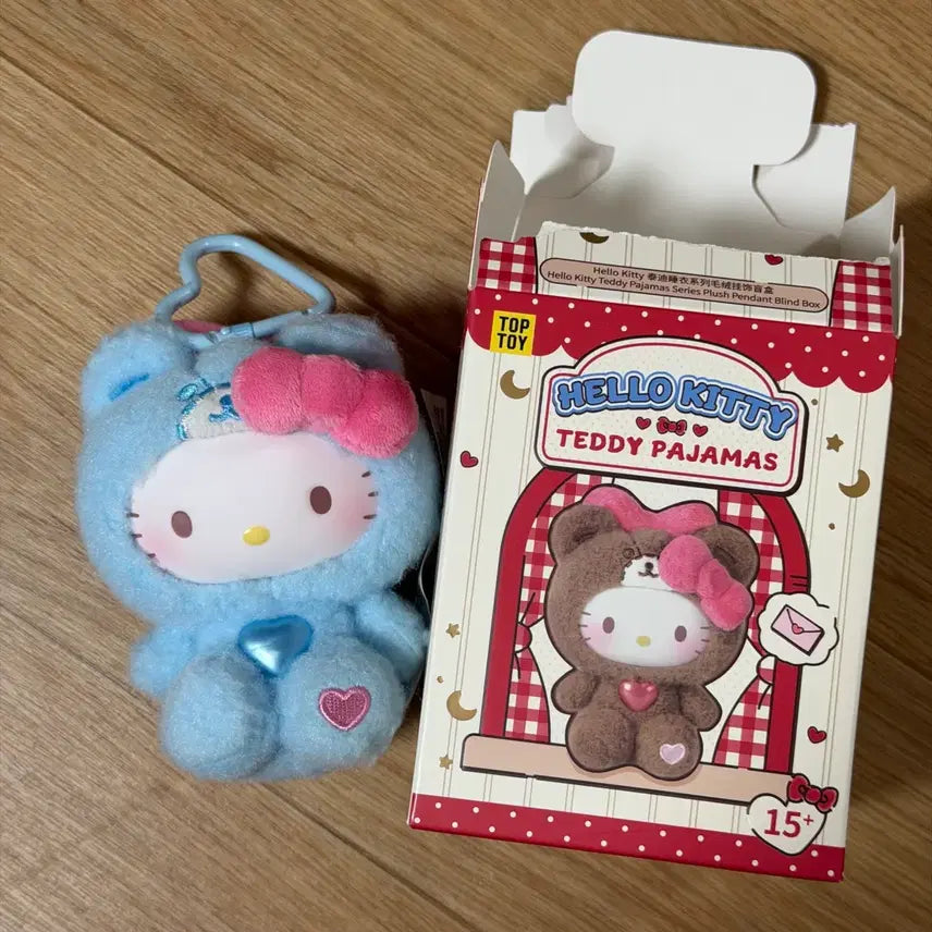 [BUNJANG] Top Toy Hello Kitty Teddy Pajamas Aqua Version / 탑토이 헬로키티 테디파자마 아쿠아