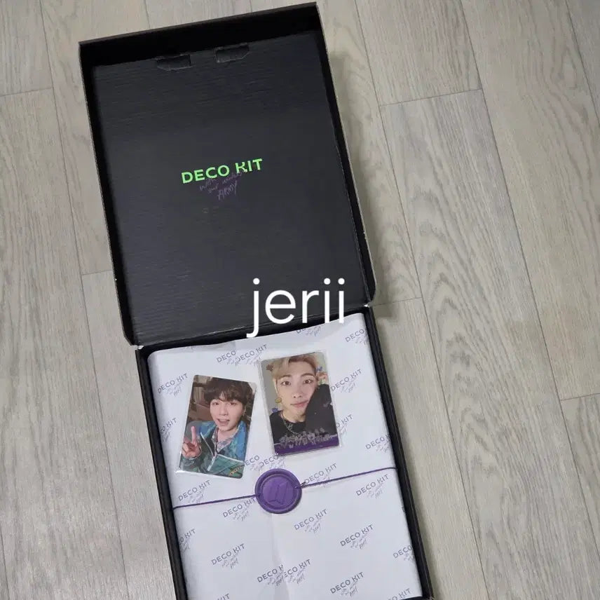 [BUNJANG] BTS Deco Kit Full Box Unused (Photocards Included) / 방탄소년단 데코키트 풀박스 미사용(포카포함)