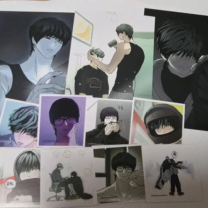 [BUNJANG] Happy Together Special Edition Postcard Sticker Bundle Set / 일괄) 해피투게더 특전 엽서 스티커 양도 날파리헌터 비온 레봄 봄툰 레진 비온 판타지트 재이미 모펀