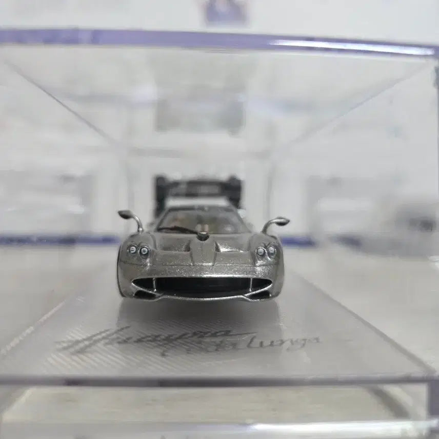 [BUNJANG] CM Model 1:64 Pagani Huayra Codalunga Diecast Model (Silver) / cm model 파가니 와이라 코달룽가 1:64 실버 단순개봉 미니지티