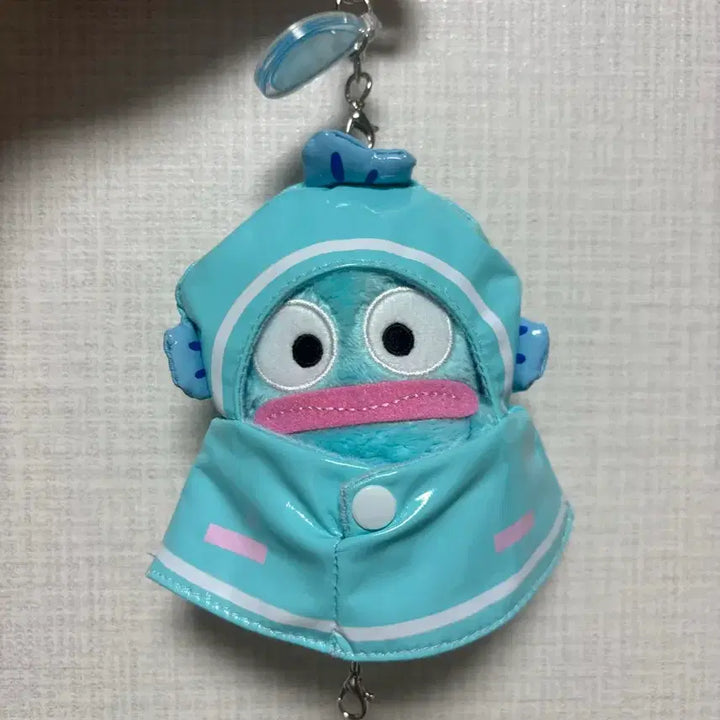 [BUNJANG] Sanrio Hangyodon Rainy Day Doll Keychain / 올리브영 산리오 레이니데이 인형 키링(한교동)