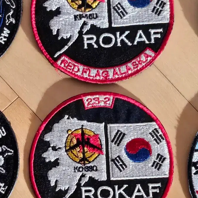 [BUNJANG] Republic of Korea Air Force Overseas Training Patch Set / 대한민국공군 해외훈련 패치 세트