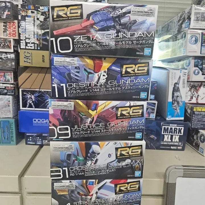 [BUNJANG] Gundam RG Series Model Kit Bundle / RG시리즈 묶음판매합니다