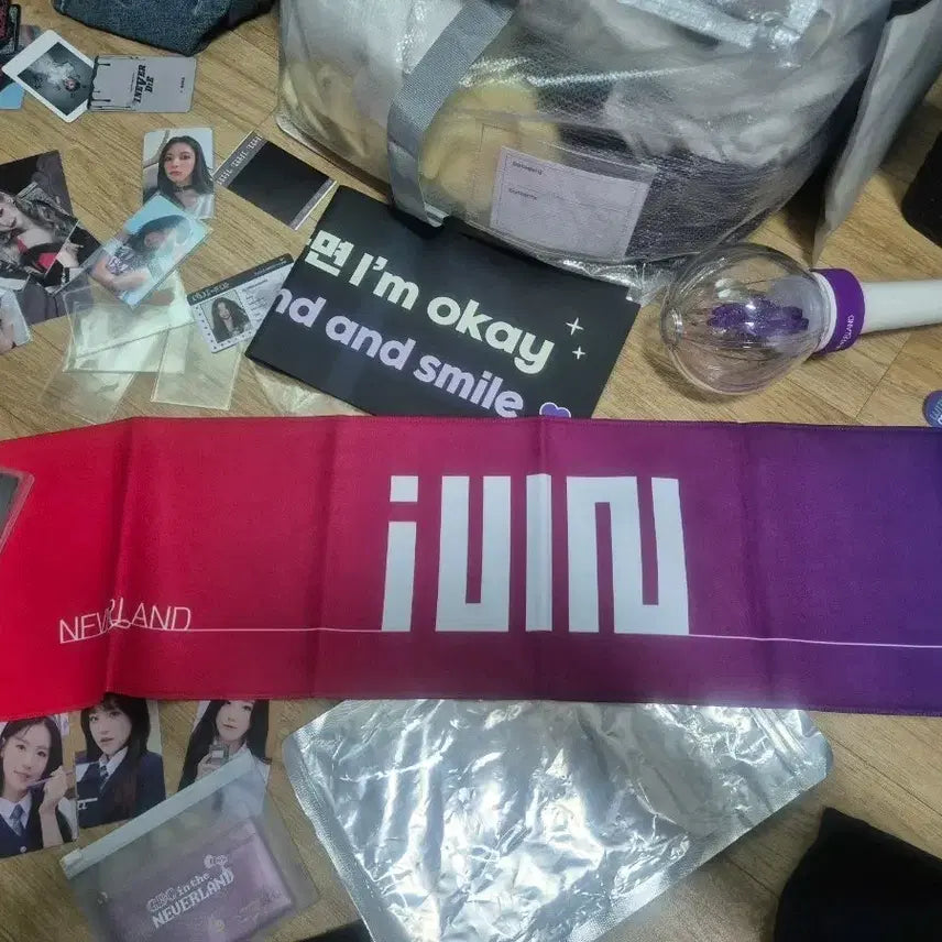 [BUNJANG] (G)I-DLE Official Slogan Version 3 / 아이들 i-dle 공식 슬로건 버전 3 (개봉 후 미사용)