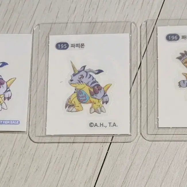[BUNJANG] Digimon Papiomon Tti-bbu-ssil Bundle Set / 디지몬 띠부씰 파피몬 일괄