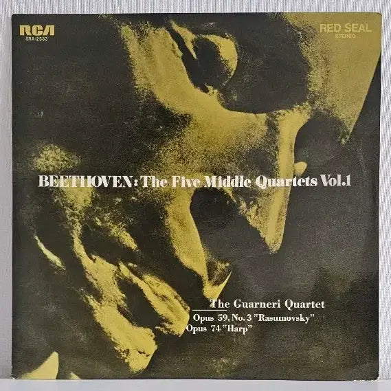 [BUNJANG] Beethoven String Quartet Vol. 1 LP - Guarneri Quartet (RCA Red Seal) / 베토벤 현악 사중주 LP