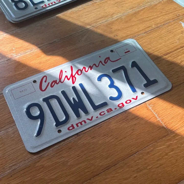 [BUNJANG] California License Plate 9DWL371 / 미국 현지 번호판 캘리포니아주 판매 9DWL371