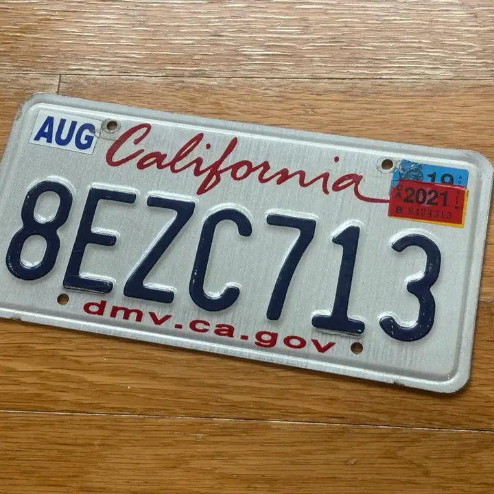 [BUNJANG] California License Plate Bundle / 미국 현지 캘리포니아 번호판 4개사면 1개 드립니다.