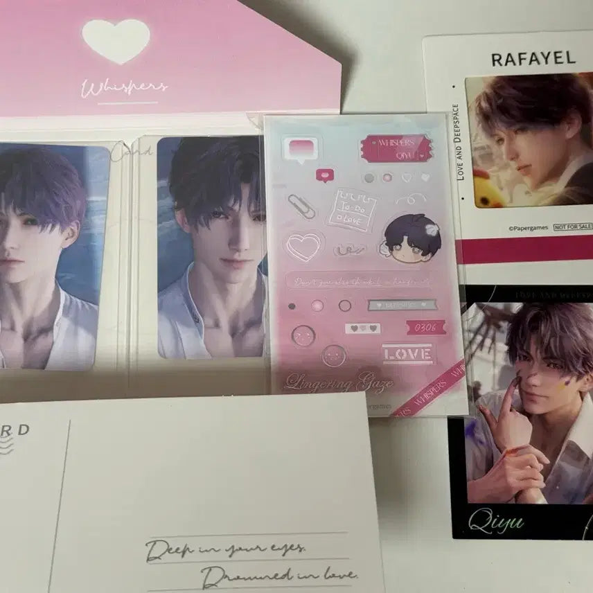 [BUNJANG] Love and Deepspace Giuk Birthday Bundle Set Photocard / 러브앤딥스페이스 기욱 생일 및 포카 일괄