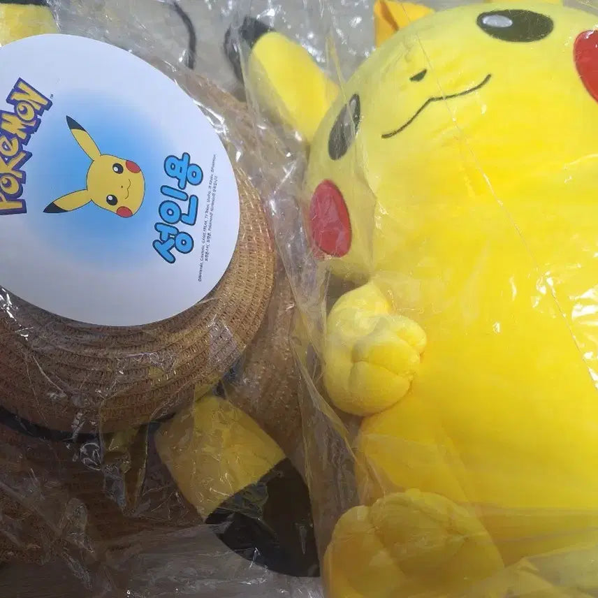 [BUNJANG] Pikachu Hat + Bag Set / 포켓몬 팝업 피카츄 모자+ 피카츄 가방