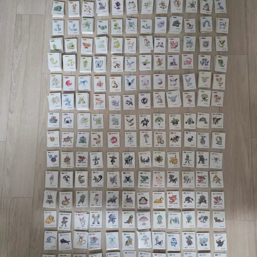 [BUNJANG] Pokemon Artwork Season 5 Stickers / 포켓몬 아트워크 시즌5  띠부씰 판매