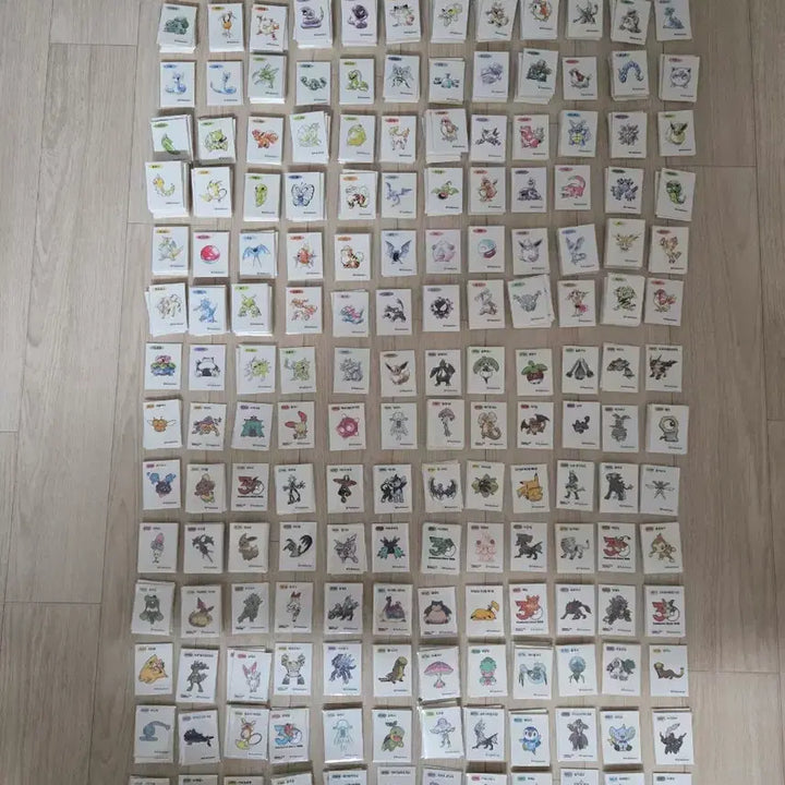 [BUNJANG] Pokemon Artwork Season 5 Stickers / 포켓몬 아트워크 시즌5  띠부씰 판매