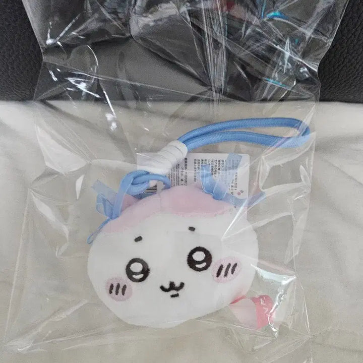 [BUNJANG] Chiikawa Head Shape Plush Keychain / 새상품) 먼작귀  치이카와 머리모양 누이구루미 키링