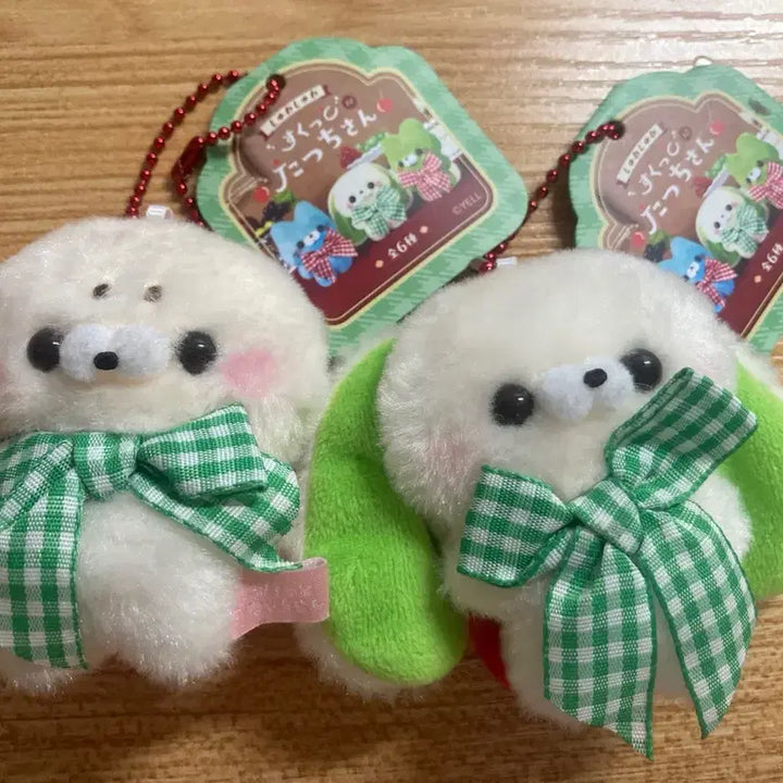 [BUNJANG] Scout Touch Ribbon Seal Rabbit Plush Keychain - Bundle Set / 일괄 yell 스쿳토타치상 메론소다 물범 롭이어 토끼 인형 키링