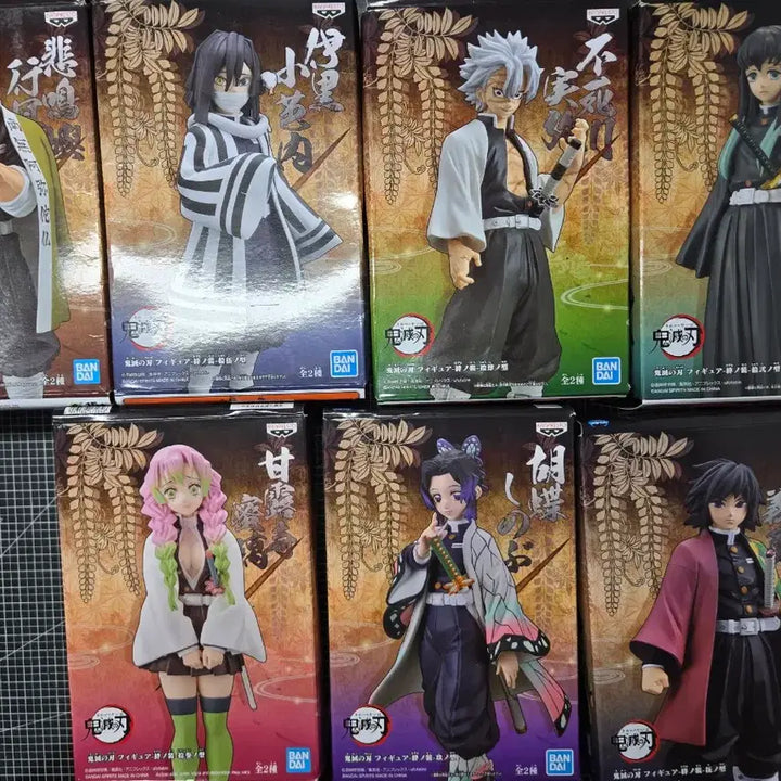 [BUNJANG] Demon Slayer Hashira Figure Bundle Set (9 Figures) / (마지막 할인 7만원) (9개 일괄) 귀멸의 칼날 주 피규어 정품