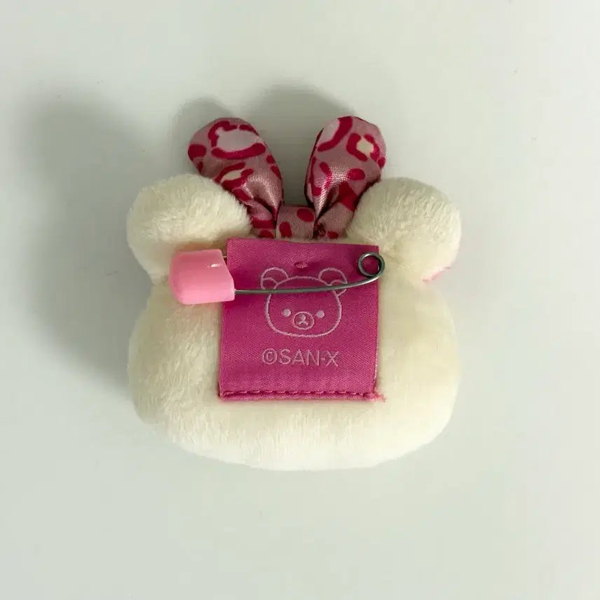 [BUNJANG] Rilakkuma Korilakkuma Plush Badge / 새상품 ; 코리락쿠마 잔뜩 시리즈 봉제뱃지 갸루 리본