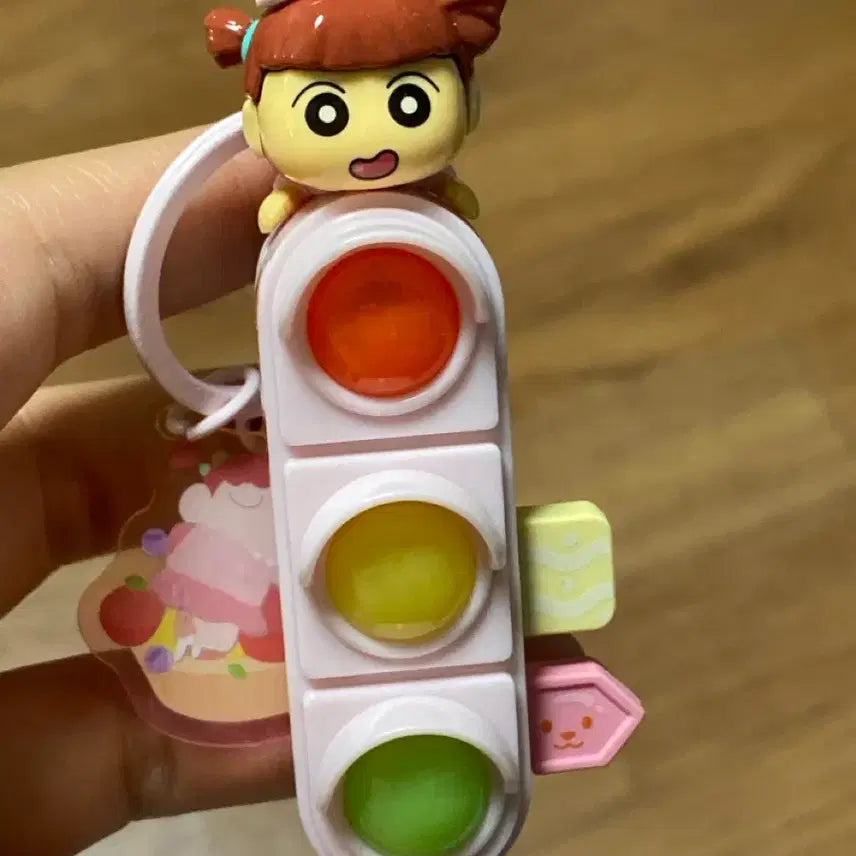 [BUNJANG] Glass Traffic Light Figurine Keychain / 유리 신호등 피규어 키링