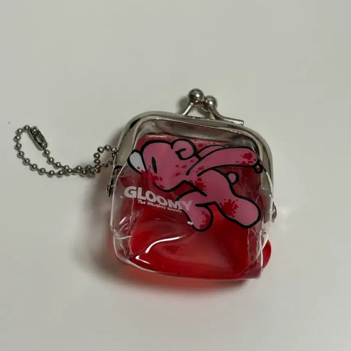 [BUNJANG] Gloomy Bear Coin Pouch - Red / 글루미베어 동전지갑 가챠 빨간색