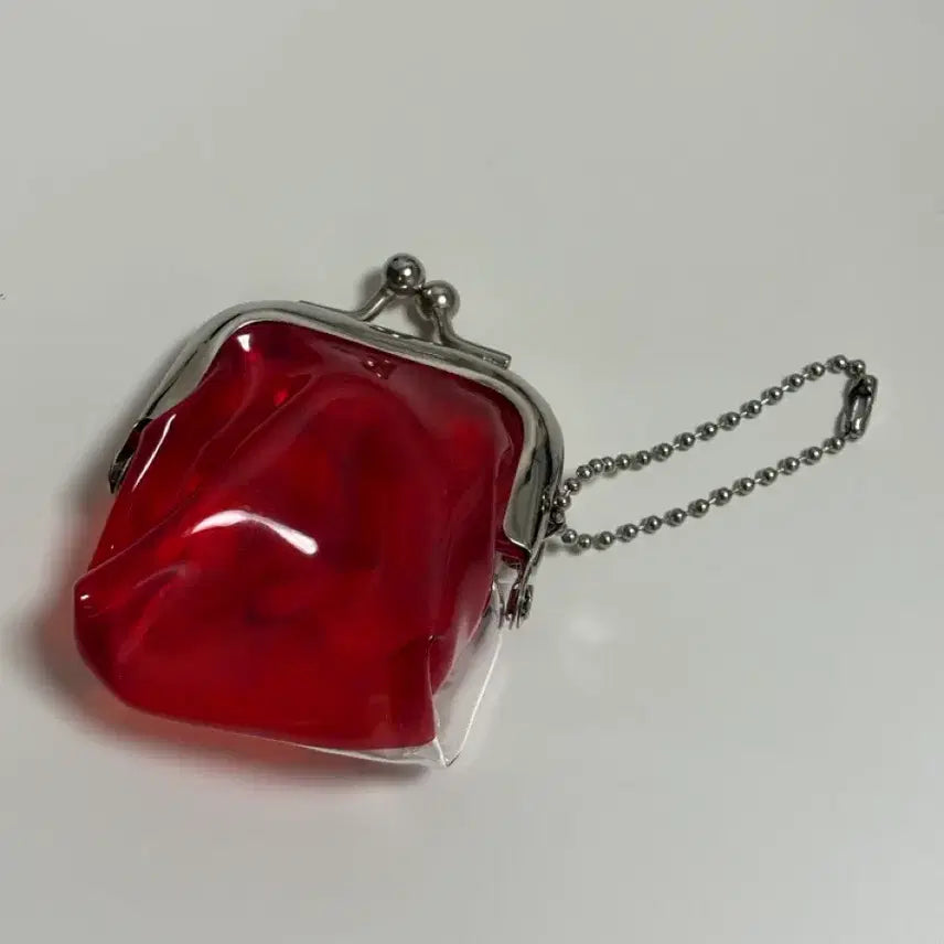 [BUNJANG] Gloomy Bear Coin Pouch - Red / 글루미베어 동전지갑 가챠 빨간색