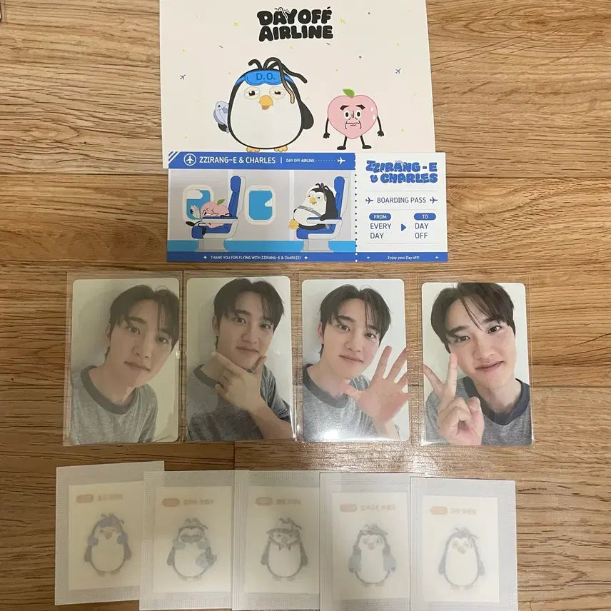 [BUNJANG] Jirang &amp; Charles Day Off Photocard Bundle Set / 찌랭이 &amp; 찰스 데이오프 팝업 포카 띠부씰 일괄