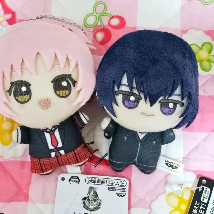 [BUNJANG] Character Doll: Amu &amp; Toma Chibi Plush Set / 캐릭캐릭체인지 아무 토마 치비누이 일괄