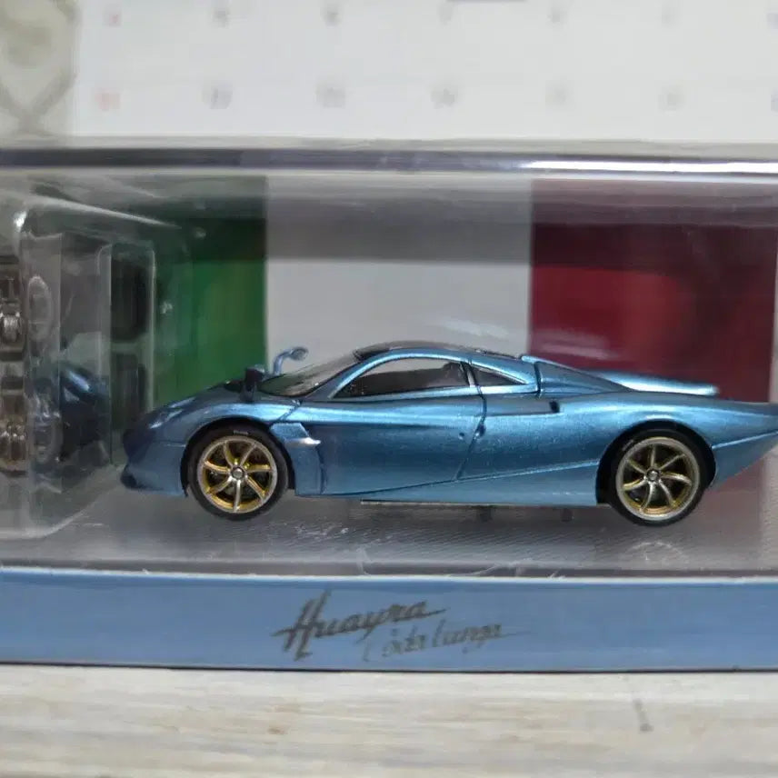 [BUNJANG] CM Model 1:64 Pagani Huayra Codalunga Diecast Car - Blue, Sealed / cm model 파가니 와이라 코달룽가 1:64 블루 미개봉 새상품 미니지티 핫휠