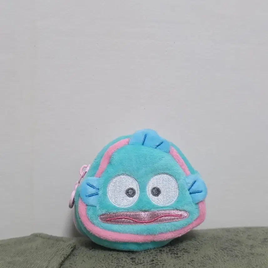 [BUNJANG] Hangyodon Onigiri Plush Pouch Keyring / 한교동 삼각김밥 인형 파우치 키링