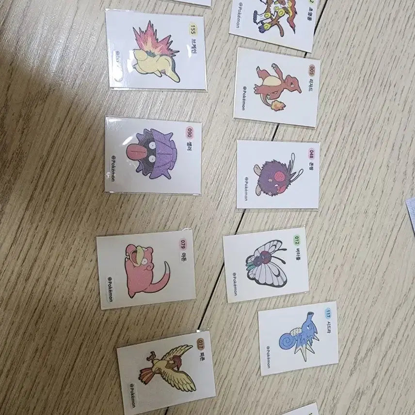 [BUNJANG] Pokemon Stickers Bundle Set (57 pcs) / 포켓몬 띠부씰 57개 일괄로 팔아요