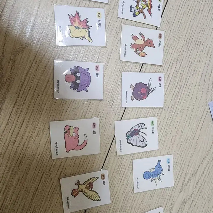 [BUNJANG] Pokemon Stickers Bundle Set (57 pcs) / 포켓몬 띠부씰 57개 일괄로 팔아요