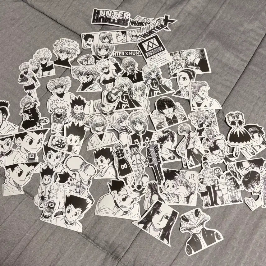 [BUNJANG] Hunter x Hunter Sticker Set Gon Killua Hisoka Chrollo Bundle Set / [일괄] 헌터헌터 스티커 세트 곤 키르아 히소카 클로로
