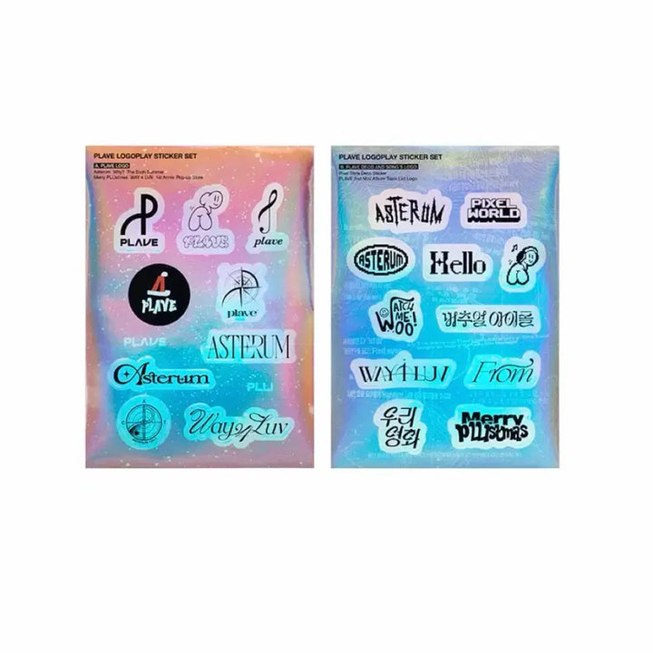 [BUNJANG] PLAVE Logo Sticker Pack / 플레이브 로고 스티커팩
