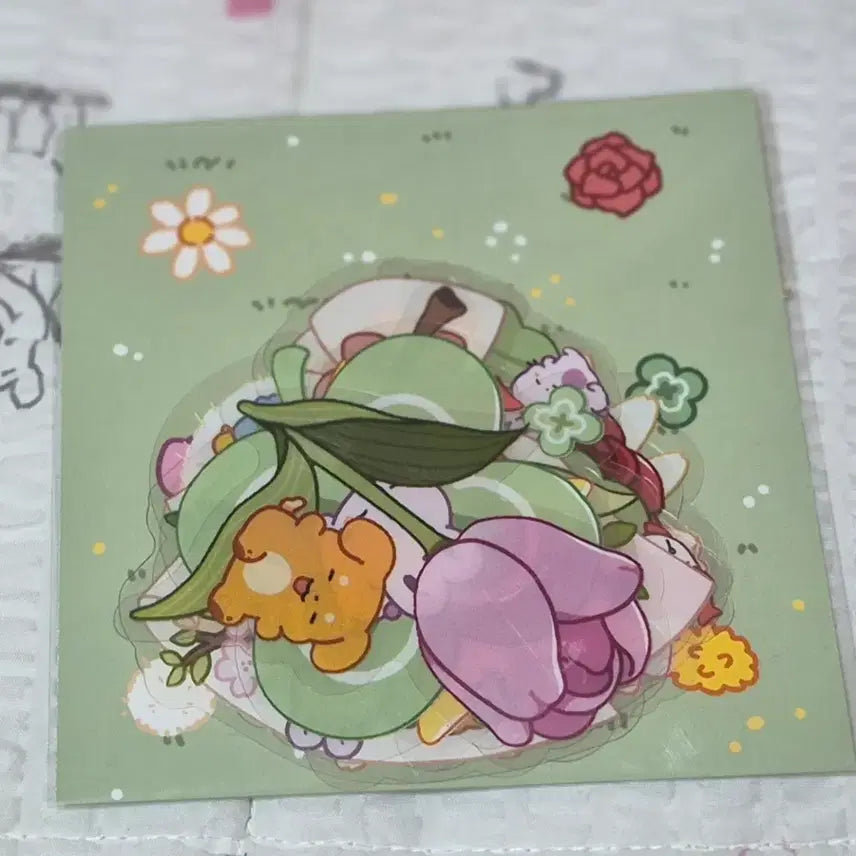 [BUNJANG]  잠뜰TV Spring Big Sticker Set / 잠뜰TV 봄 빅스티커 8종 판매