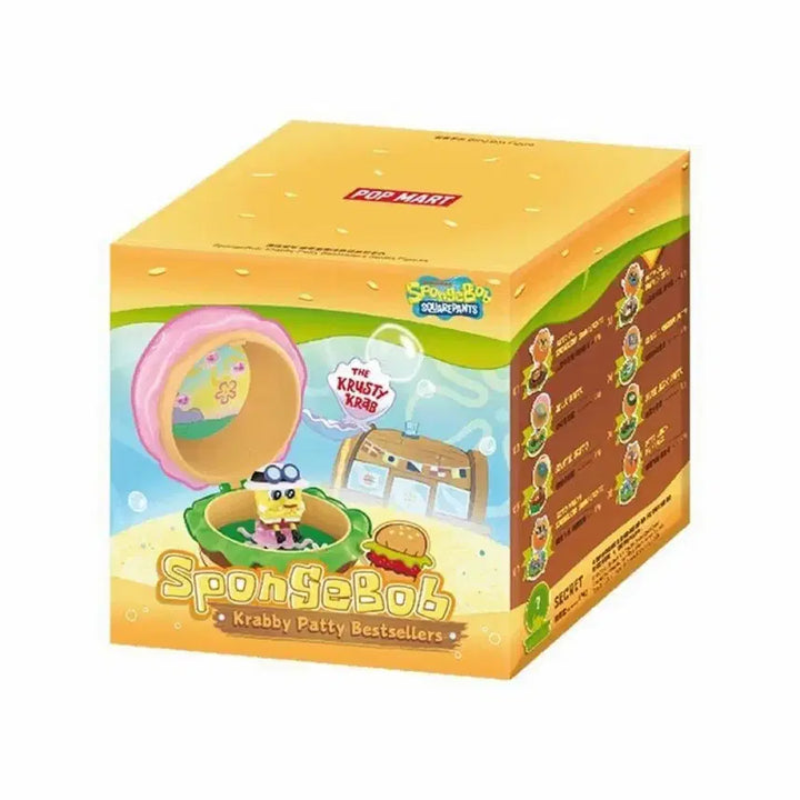 [BUNJANG] Pop Mart SpongeBob Hamburger Figure Bundle Set / 팝마트 스폰지밥 햄버거 일괄