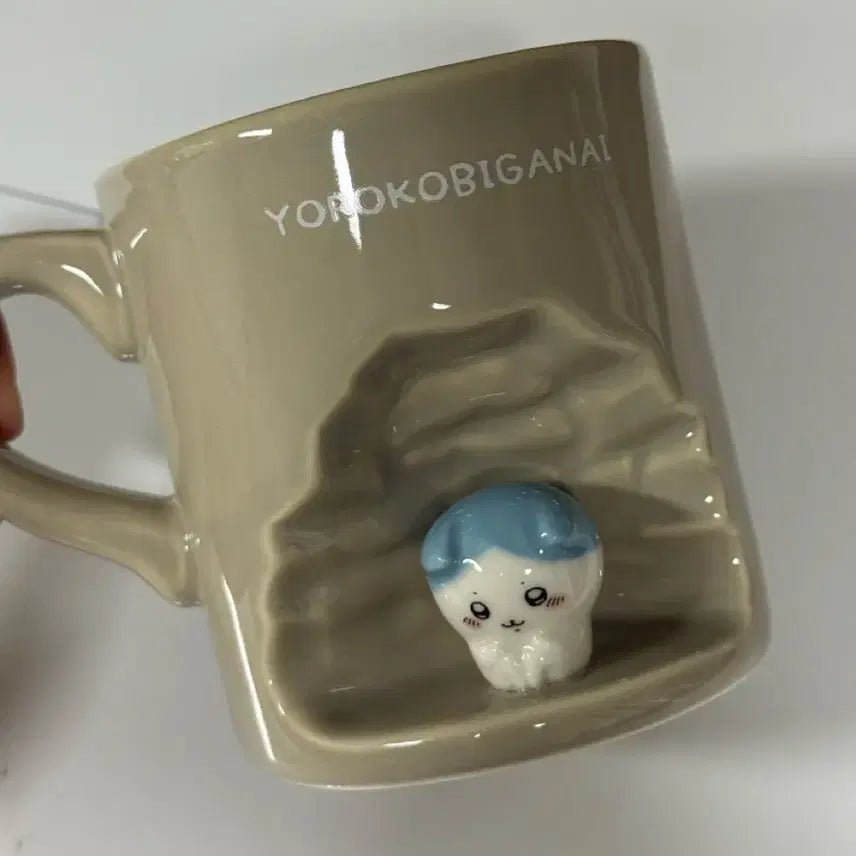 [BUNJANG] Bachiware Joyless Mug Cup / 먼작귀 머그컵 하치와레 기쁨이없어 입체 머그컵