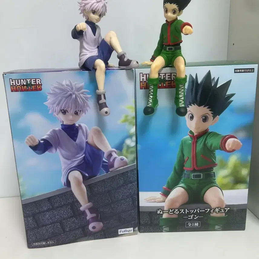 [BUNJANG] Gon &amp; Killua Noodle Stopper Bundle Set / 일괄) 곤, 키르아 누들스토퍼