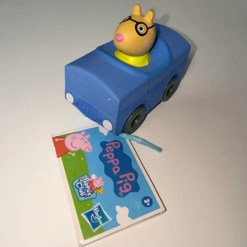 [BUNJANG] Vintage Peppa Pig Rabbit Car Toy / 빈티지 페파피그 돼지 토끼 자동차 장난감