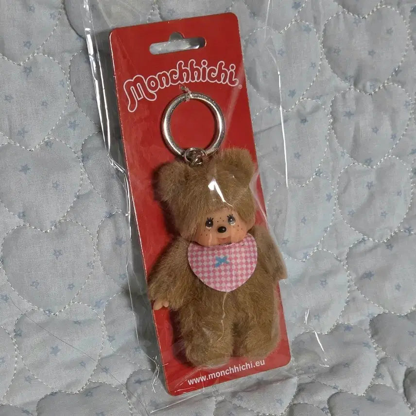 [BUNJANG] Monchhichi Bearchichi Keychain Plush / 몬치치 베어치치 키체인 인형 키링