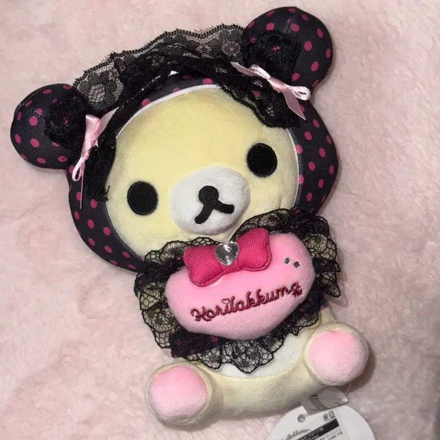 [BUNJANG] Spins x Korilakkuma Plush Pouch / 스핀즈 갸루 코리락쿠마 인형 파우치