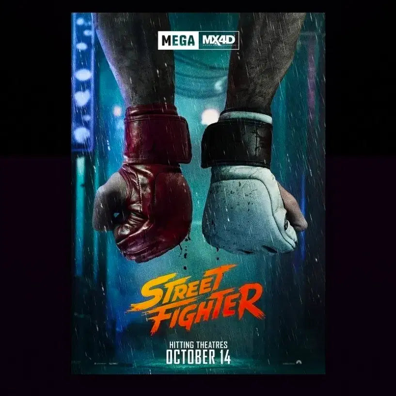 [BUNJANG] Street Fighter MX4D Poster / 스트리트 파이터 MX4D 포스터