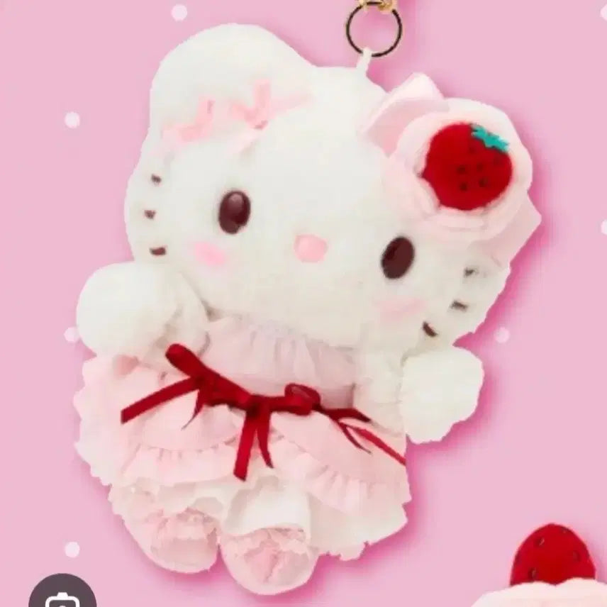[BUNJANG] Shortcake2 Hello Kitty Mascot New / 쇼트케이크2 헬로키티 마스코트 새상품