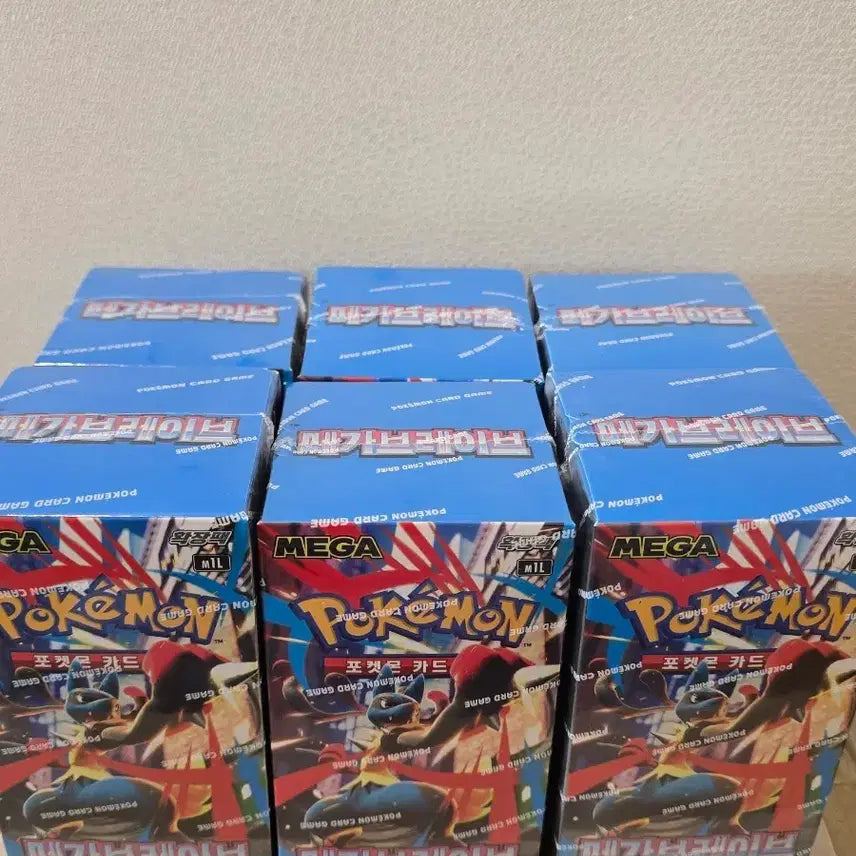 [BUNJANG] Pokemon Card Mega Brave 6 Box Bundle / 포켓몬 카드 메가브레이브 6박스