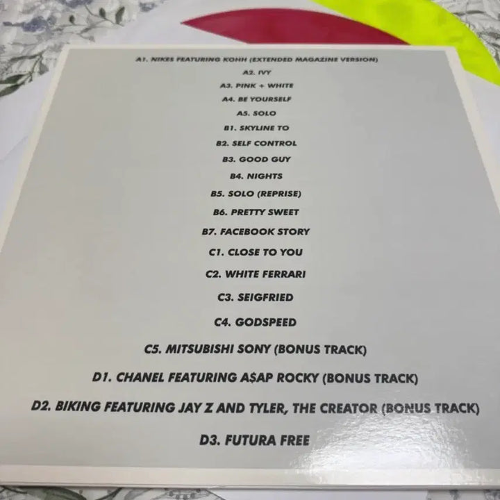 [BUNJANG] Frank Ocean Blond 2LP Deluxe Edition Vinyl / Frank Ocean 프랭크 오션 - Blond (2LP)(Deluxe edition)