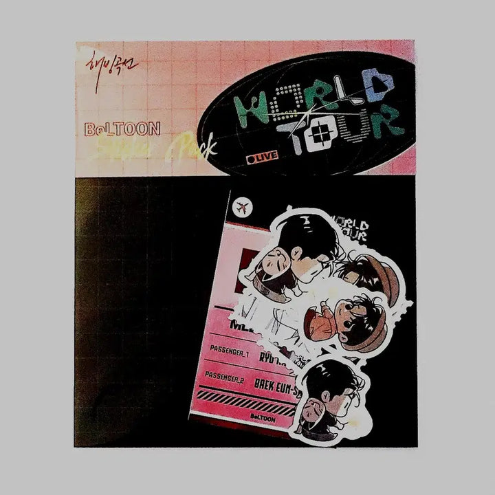 [BUNJANG] Sealed World Tour Live Sticker Pack Haebing Curve / [미개봉] 월드투어 라이브 스티커팩 해빙곡선 해빙 판매합니다.