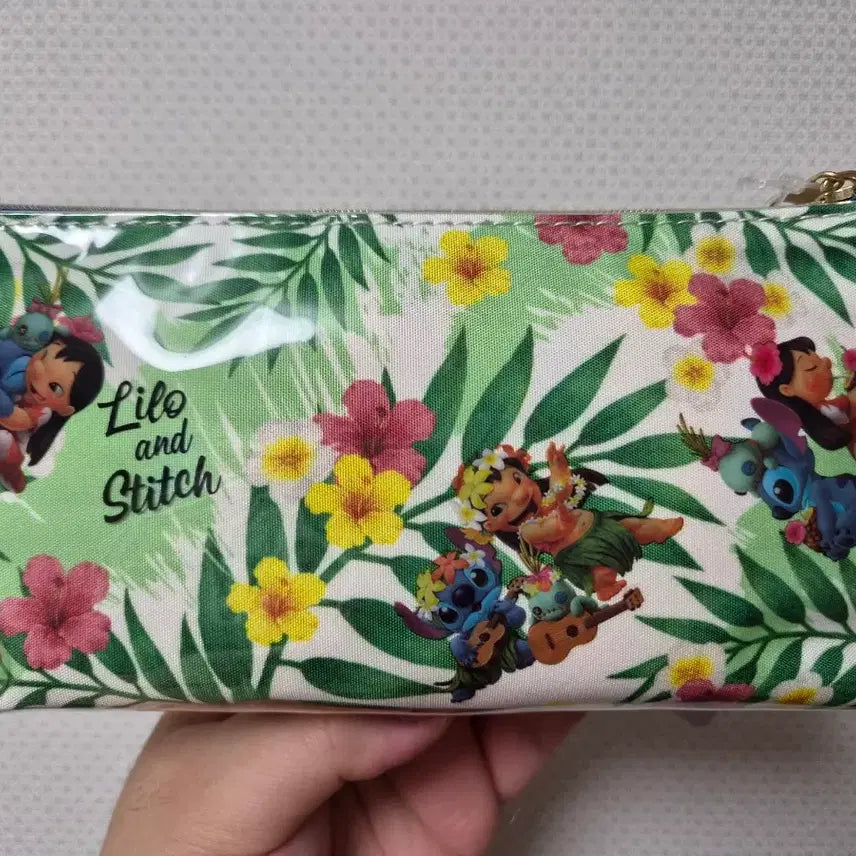 [BUNJANG] Lilo &amp; Stitch Hawaiian Pouch / 릴로앤스티치 하와이 파우치