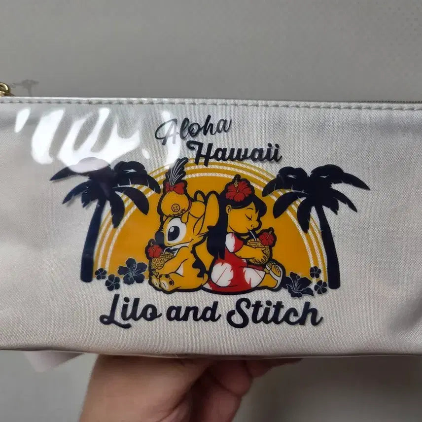 [BUNJANG] Lilo &amp; Stitch Hawaiian Pouch / 릴로앤스티치 하와이 파우치